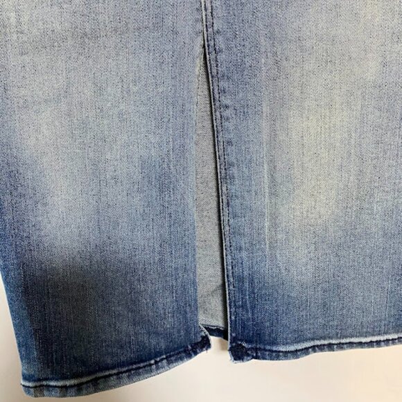 McGuire Denim Medium Light Blue Wash Women's Pencil Skirt Size 27 - Picture 3 of 11